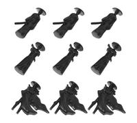 Didiseaon 9 Pezzi Statuetta Cinese Cavaliere Errante Miniatura Pvc per
