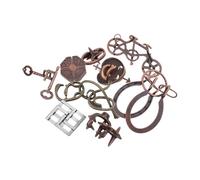 Didiseaon 9 Puzzle Metal Brain Teaser Luban Lock Giochi Logici per Adulti e Sblocca e Risolvi Enigmi Mentale per Feste e Relax