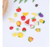 Didiseaon Accessori in Resina Senza Odore 100 Pezzi Materiali per Custodia Telefono Forma Cibo Simulato per Decorazioni Fai da Te per Micro Paesaggi e Progetti DIY Stili Stili Multipli
