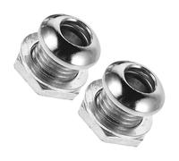 Didiseaon Accessori per Viti di Ventilazione Tamburo 2 Pezzi, Parti di Sfiato Aria per Rullante e Tom Basso, Ferramenta Resistente alla Corrosione per Strumenti Musicali Colore Casuale