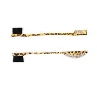 Didiseaon Accessorio Essenziale Per Il Trucco - 2 Pettini Per Sopracciglia A Doppia Testa - Elegante Stampa Leopardata Perfetti Per Luso Quotidiano E Come