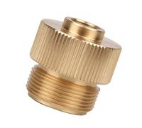 Didiseaon Adattatore per Bombola Gas Propano Piccola con Guarnizione di Sicurezza e Taglio Automatico del Flusso Conversione per Cucine da Campeggio Outdoor Facile da Installare e Portatile