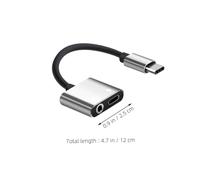 Didiseaon Adattatore USB C con per Cuffie e Microfono Compatibile con Pixel Xl e Molti Altri Dispositivi