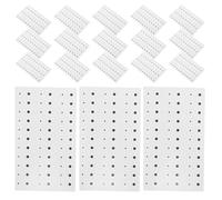 Didiseaon Adesivi per Trucco Viso nei Finti Neri 100 Pezzi, Decalcomanie per Occhi e Viso Donna, Adesivi per Talpe Realistici per Festival, Raduni e Uso Quotidiano, Delicati sulla Pelle