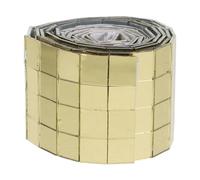 Didiseaon Adesivo Muro Decorativo in Materiale Sintetico Oro 1464 Pezzi da 5x5mm, Riflette la Luce e Ingrandisce lo Spazio, per Decorare Pareti di Casa e Cucina