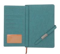 Didiseaon Agenda Giornaliera A5 Calendario 2023 Pianificatore di Lavoro e Agenda Personale per Ufficio e Scuola Quaderno Tasca Porta Carte Verde per Lezioni Riunioni e Organizzazione