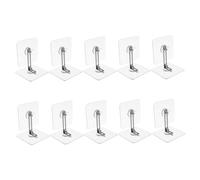 Didiseaon Ancoraggi a Muro per Mobili Antiribaltamento, 10 Set di Staffe di Sicurezza per Cassettiera e Libreria, senza Fori, Installazione Rapida, Protezione Ragazzo Ragazza per Mobili