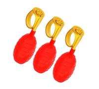 Didiseaon Anelli Spray D’Acqua Rossi 3 Pezzi, Giocattoli Scherzosi per Pesce D’aprile, Divertimento per Feste e Giochi Sociali e Adulti