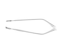 Didiseaon Aste per Occhiali in Metallo Argento Resistenti con Design Completo a Filettatura Esterna per Riparazione Occhiali da Vista a Casa