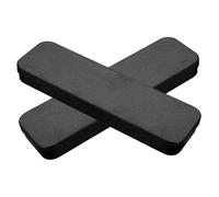 Didiseaon Astuccio in Latta Rettangolare Nero 2 Pezzi, Tin Pencil Case | Empty Metal Pencil Case, Multi-functional Box, Decorazioni Scuola, Scatola Cancelleria