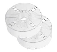 Didiseaon Avvolgitore Cavo Elettrico Ampio Spazio di Stoccaggio Leggero Pezzi 2 in Plastica Ps per Fili Elettrici e Prolunghe, per Uso Domestico e Professionale
