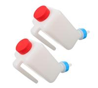 Didiseaon Biberon per Allattamento Agnelli e Vitelli 800 Ml Sospeso con Tettarella Morbida per Piccoli Animali Allevamento Agricoltura Set 2 Pezzi