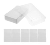Didiseaon Biglietti da Visita Superficie Liscia Vuoti in Lega di Alluminio 100 Pezzi Bianco per Sublimazione e Compatibili Incisione, Formato Standard 3,4x2,1cm