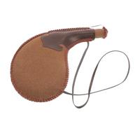 Didiseaon Borsa Bota in Pelle Naturale per Acqua e Vino con Coperchio Sigillante, Borraccia Compatta e Resistente all’Usura per Campeggio, Viaggio e Uso all’Aperto Colore Colore Casuale