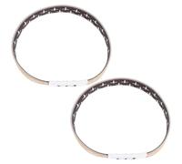 Didiseaon Braccialetti Cristiani Elastici Versetti della Bibbia Set da 2 Pezzi Bracciali le Scritture Unisex per Eventi Religiosi Premi di Uso Quotidiano