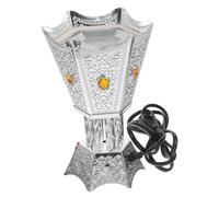 Didiseaon Bruciatore di Profumo Elettrico Censer Holder in Ferro Design Mediorientale per Famiglie Ragazzo Ragazza e Animali, Portaprofumo da Tavolo per Casa, Ufficio, Sala Yoga
