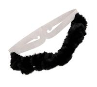 Didiseaon Cappello Testa da Costume Personaggio Nero Barba Integrata | Schiuma Leggera e Cotone Pp, Vestibilità Regolabile Antiscivolo, per Teatro Scolastico e Cosplay