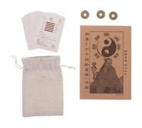 Didiseaon Carte Divinazione I Ching Esagrammi con Monete Fortuna Feng Shui Simboli Cinesi Guida Completa per Uso Collezione e Decorazione