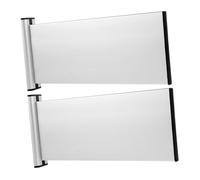 Didiseaon Cartelli Segnaletici Ufficio in Alluminio Bifacciali 12x28 Cm Targa da Parete per Porte Targhette per Ufficio Design Personalizzabile Set 2 Pezzi per Aziende, Scuole e Ospedali