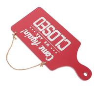 Didiseaon Cartello Aperto Chiuso in Legno Doppia Faccia per Negozio e Ristorante Targa Pensile Business Retrò con Scritta Open Closed per Bar Caffetteria e Hotel