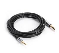 Didiseaon Cavo Audio Jack Maschio Maschio Estensione Aux in Rame con Connettori Placcati Oro Compatibile con Amplificatori Microfoni Chitarre e Smartphone in Alluminio Resistente