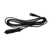 Didiseaon Cavo di Alimentazione per Refrigeratore Auto Nero, 12v 3 Metri | Spina Standard per Accendisigari, Connettore a Otto C7, Gomma e Rame, Ricambio per Refrigeratore Auto