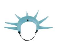 Didiseaon Cerchietto Patriottico Corona della Statua della Libertà in Vinile, Design Unico ed Essenziale per Eventi Cosplay e Feste di Ruolo