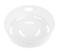 Didiseaon Cestello la Cottura a Vapore in Plastica Bianca da 2l per Pentola Riso, Compatibile Cuociriso, Facile da Pulire, per Cucina e Dim Sum