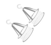 Didiseaon Cesto Per Lasciugatura Dei Pennelli Da Trucco 2 Pezzi Spugna Per Asciugatura in Rete Con Gancio Girevole A 360° Supporto Per Appendere Cosmetici E Calzini