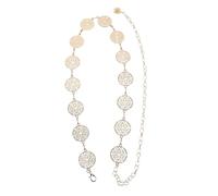 Didiseaon Cintura Catena Boho in Metallo Dorato Cerchi Cavi Catena per la Pancia da Donna Regolabile Accessorio Gioielli per Vita Adatto a Jeans Abiti Estivi e Festival