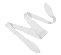 Didiseaon Cintura Larga in Pu Bianca per Donna Decorazione a Nastro Fluttuante, Cintura Elegante e Comoda per Abiti Formali e Vita Valorizzata