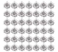 Didiseaon Ciondoli a Forma Di Girasole in Lega Antica 20x22mm 100 Pezzi Ciondolo in Metallo Per Gioielli Fai Da Te Braccialetti e Collane Accessori Artigianali Per Creare Orecchini e Portachiavi
