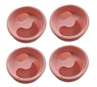 Didiseaon Ciotola per Ammollo Mani 4 Pezzi per Manicure Professionale, Contenitore Esfoliante Unghie Resistente e Pratico, Vaschetta per Rimuovere Unghie Finte Uso Estetista Colore Casuale