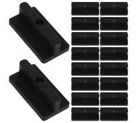 Didiseaon Clip di Fissaggio Nascoste in Plastica per Pavimenti Compositi, 200 Pezzi da 9 Mm Gambo, Elementi di Fissaggio per Ponti Esterni, Compatibili Terrazze, Parchi e Patii