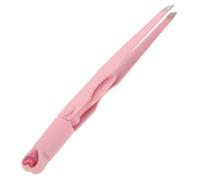 Didiseaon Clip Per Sopracciglia Tre in Rasoio Per La Cura Delle Donne Stencil Per Modellare Le Sopracciglia Forbici Per La Cura Delle Sopracciglia Rosa Acciaio Inossidabile