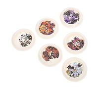 Didiseaon Confezione Da 6 Adesivi Per Nail Art Di Halloween Decorazioni Per Manicure Elementi Dei Cartoni Animati Decorazioni Per Unghie Applicazione Per Feste Stile Casuale