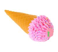 Didiseaon Cono Gelato Finto Modello Accessorio Cibo Simulato Decorazione Cono Gelato Realistico Gioco Finzione Accessori Esposizione Feste