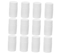 Didiseaon Contenitore per Medicinali da Viaggio in Hdpe 20ml Bianco Antigoccia Resistente All’usura 24 Pezzi Flaconi Piccoli per Pillole e Compresse Portatili