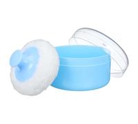Didiseaon Contenitore per Talco in Plastica con Puff Soffice per Uso Domestico Dopo Bagnetto, Set 2 Pezzi Riutilizzabile per Polvere Fine Ragazzo Ragazza