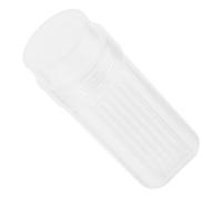 Didiseaon Contenitore Plastico Bianco per 5 Vetrini Patologici Circolare, Leggero e Facile da Trasportare, per Laboratorio e Conservazione di Diapositive Microscopiche