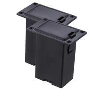 Didiseaon Contenitore Portabatterie Per Chitarra Da 9v 2 Pezzi, Scatola Compatta Per Batterie Pickup Attivi, Accessorio Leggero e Portatile Per Chitarre e Bassi Uso Interno e Concerti