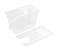 Didiseaon Contenitore Trasparente per Cottura Sous Vide 6L PC, Robusto, per Cucina di Casa