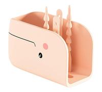 Didiseaon Copertura del Beccuccio del Rubinetto per Bambini in Silicone a Forma di Balena Beige, Protezione Sicura per Bagno, Facile da Installare in Asili e Ambienti Domestici