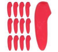 Didiseaon Coperture Protettive in Plastica Rossa Punte di Coltelli e Cutter per 30, Leggere e Facili da Usare per Protezione e Conservazione degli Utensili