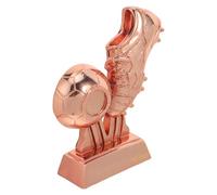 Didiseaon Coppa di Calcio in Resina Design Realistico e Incisioni Delicate, Souvenir da Collezione e Decorazione Commemorativa del Calcio