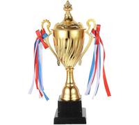 Didiseaon Coppa in Metallo Colore Oro per Premi di Gioco e Forniture Scolastiche Come Premio per Tornei Sportivi e Concorsi