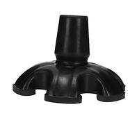 Didiseaon Copri Piedi Stampella Antiscivolo Nero Accessori Pratici Per Bastoni Da Passeggio Tappetini Protettivi Esagonali Per Uso Quotidiano Esterno Facili Da Installare e Resistenti