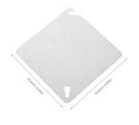 Didiseaon Copri Scatola Elettrica Zincato in Ferro Piastra Copertura Quadrata Compatibile per Scatole da Incasso e Muro Facile da Pulire per Cucine e Bagni ad Alta Umidità