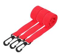 Didiseaon Corda di Sicurezza per 3 Pezzi in Nylon Rosso Manici Rotondi Riutilizzabile per Passeggiate All'aperto e Visite nei Parchi