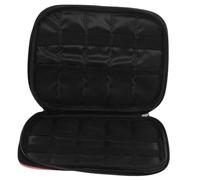 Didiseaon Custodia Organizer Cinturini Orologio Portatile Rosa Protezione Capacità con Zip Liscia per Smartwatch e Accessori Leggera e Resistente per Viaggi e Quotidiano